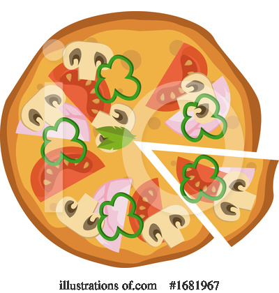 Royalty-Free (RF) Pizza Clipart Illustration by Morphart Creations - Stock Sample #1681967