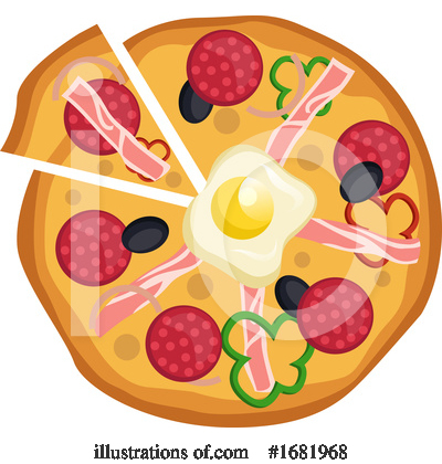 Royalty-Free (RF) Pizza Clipart Illustration by Morphart Creations - Stock Sample #1681968