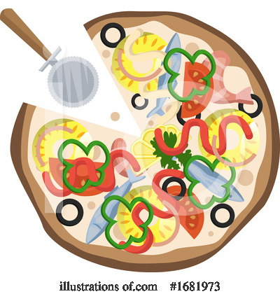 Royalty-Free (RF) Pizza Clipart Illustration by Morphart Creations - Stock Sample #1681973