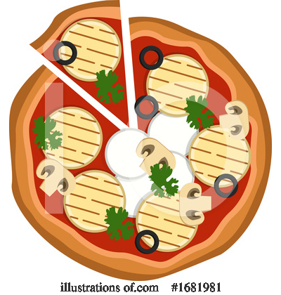 Royalty-Free (RF) Pizza Clipart Illustration by Morphart Creations - Stock Sample #1681981