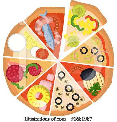Royalty-Free (RF) Pizza Clipart Illustration by Morphart Creations - Stock Sample #1681987