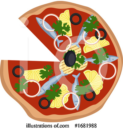 Royalty-Free (RF) Pizza Clipart Illustration by Morphart Creations - Stock Sample #1681988
