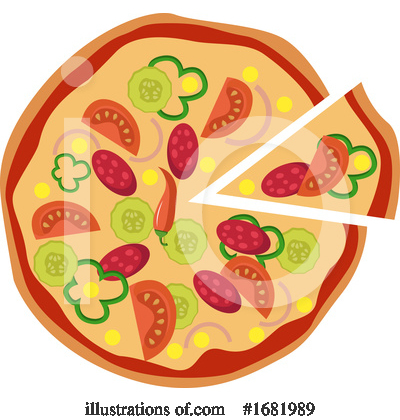Royalty-Free (RF) Pizza Clipart Illustration by Morphart Creations - Stock Sample #1681989