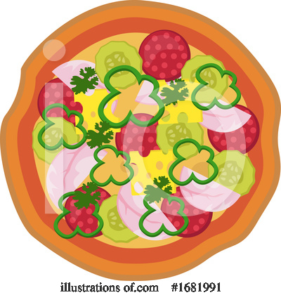 Royalty-Free (RF) Pizza Clipart Illustration by Morphart Creations - Stock Sample #1681991