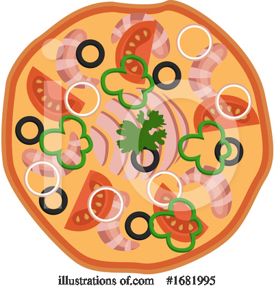 Royalty-Free (RF) Pizza Clipart Illustration by Morphart Creations - Stock Sample #1681995