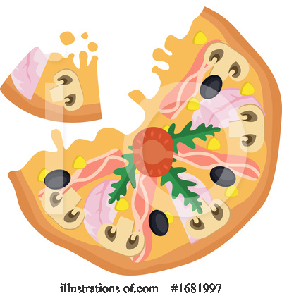 Royalty-Free (RF) Pizza Clipart Illustration by Morphart Creations - Stock Sample #1681997