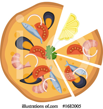 Royalty-Free (RF) Pizza Clipart Illustration by Morphart Creations - Stock Sample #1682005