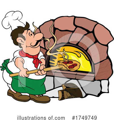 Royalty-Free (RF) Pizza Clipart Illustration by dero - Stock Sample #1749749