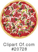 Pizza Clipart #20728 by Maria Bell