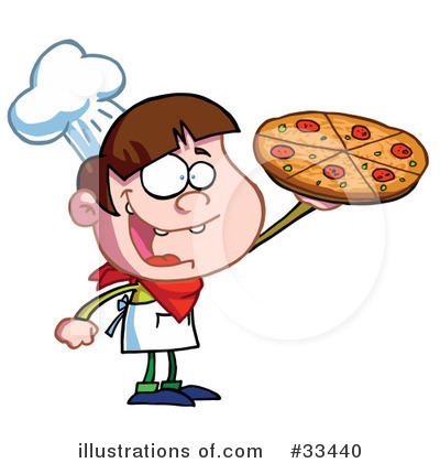 Pizza Clipart #83251 - Illustration by Hit Toon