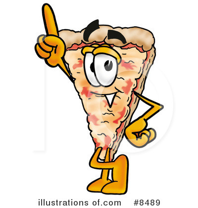 Royalty-Free (RF) Pizza Clipart Illustration by Mascot Junction - Stock Sample #8489