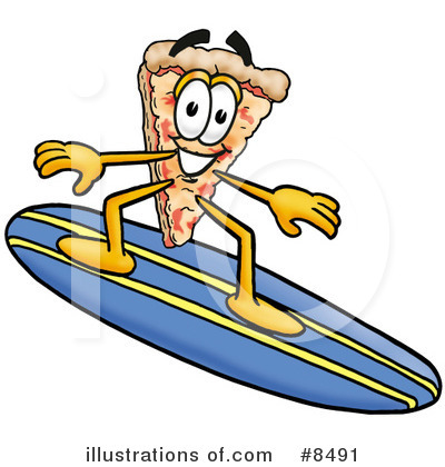 Royalty-Free (RF) Pizza Clipart Illustration by Mascot Junction - Stock Sample #8491