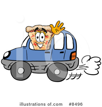 Royalty-Free (RF) Pizza Clipart Illustration by Mascot Junction - Stock Sample #8496