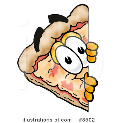 Royalty-Free (RF) Pizza Clipart Illustration by Mascot Junction - Stock Sample #8502