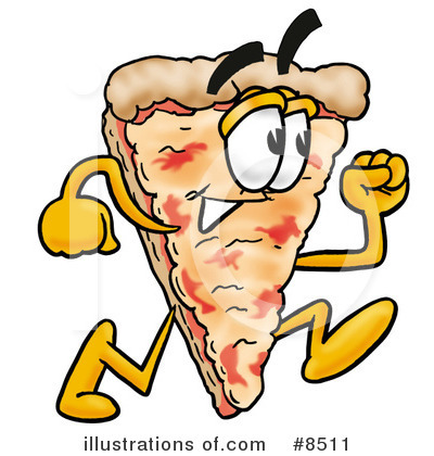 Royalty-Free (RF) Pizza Clipart Illustration by Mascot Junction - Stock Sample #8511