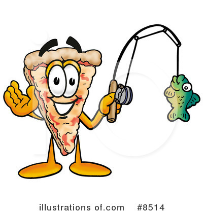 Royalty-Free (RF) Pizza Clipart Illustration by Mascot Junction - Stock Sample #8514