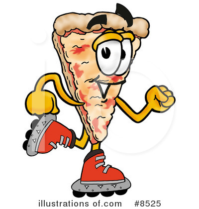 Royalty-Free (RF) Pizza Clipart Illustration by Mascot Junction - Stock Sample #8525