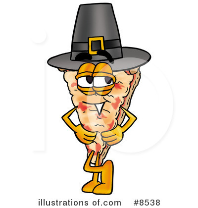 Royalty-Free (RF) Pizza Clipart Illustration by Mascot Junction - Stock Sample #8538