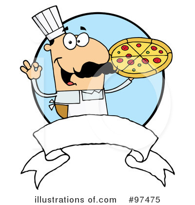 Pizza Chef Clipart #97475 by Hit Toon