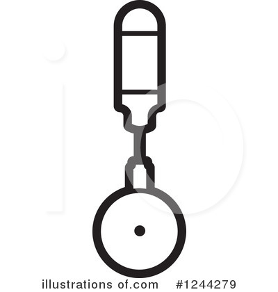 Pizza Cutter Clipart #1244279 by Lal Perera