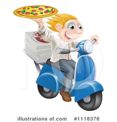 Scooter Clipart #1118376 by AtStockIllustration