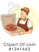Pizza Delivery Clipart #1341443 by BNP Design Studio