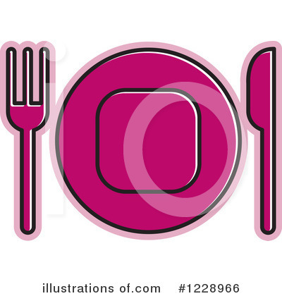 Place Setting Clipart #1228966 by Lal Perera
