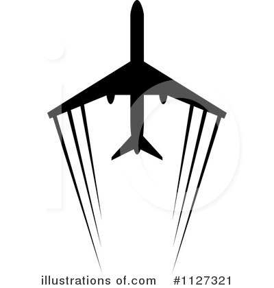 Royalty-Free (RF) Plane Clipart Illustration by Vector Tradition SM - Stock Sample #1127321