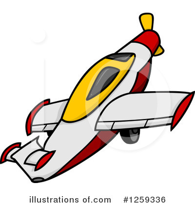 Royalty-Free (RF) Plane Clipart Illustration by dero - Stock Sample #1259336