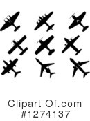 Plane Clipart #1274137 by Vector Tradition SM