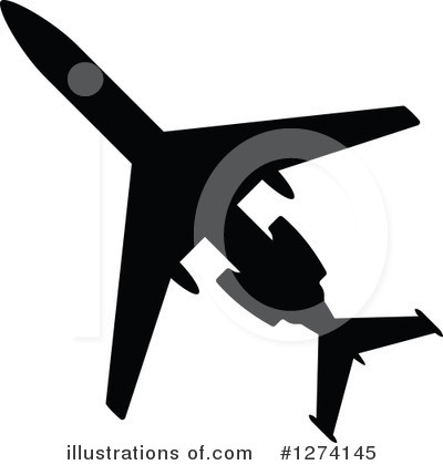 Royalty-Free (RF) Plane Clipart Illustration by Vector Tradition SM - Stock Sample #1274145
