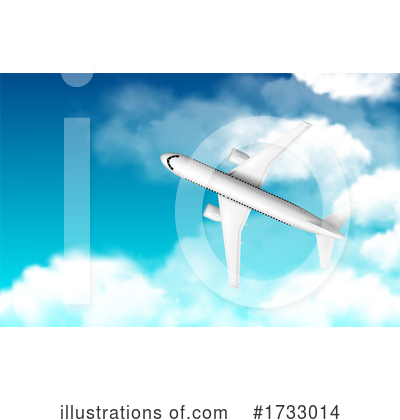 Royalty-Free (RF) Plane Clipart Illustration by Vector Tradition SM - Stock Sample #1733014