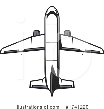 Royalty-Free (RF) Plane Clipart Illustration by Vector Tradition SM - Stock Sample #1741220