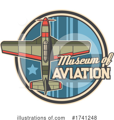 Royalty-Free (RF) Plane Clipart Illustration by Vector Tradition SM - Stock Sample #1741248