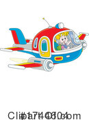 Plane Clipart #1744604 by Alex Bannykh