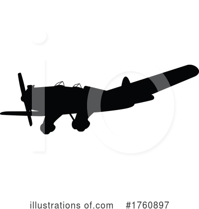 Royalty-Free (RF) Plane Clipart Illustration by Vector Tradition SM - Stock Sample #1760897