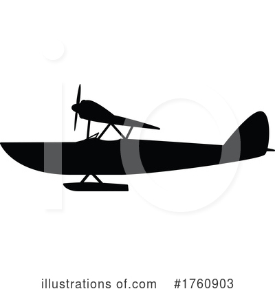 Royalty-Free (RF) Plane Clipart Illustration by Vector Tradition SM - Stock Sample #1760903