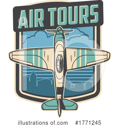 Royalty-Free (RF) Plane Clipart Illustration by Vector Tradition SM - Stock Sample #1771245