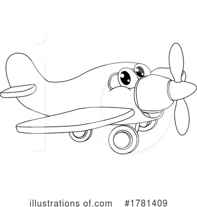 Plane Clipart #1781409 by AtStockIllustration