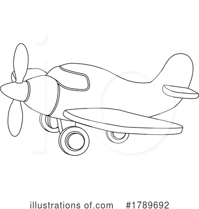 Plane Clipart #1789692 by AtStockIllustration