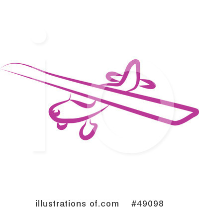 Royalty-Free (RF) Plane Clipart Illustration by Prawny - Stock Sample #49098
