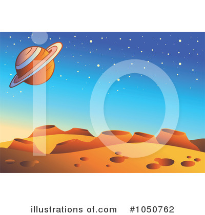 Royalty-Free (RF) Planet Clipart Illustration by visekart - Stock Sample #1050762