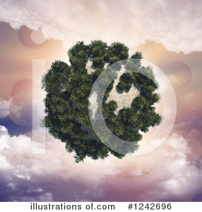 Royalty-Free (RF) Planet Clipart Illustration by KJ Pargeter - Stock Sample #1242696