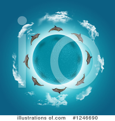 Royalty-Free (RF) Planet Clipart Illustration by KJ Pargeter - Stock Sample #1246690
