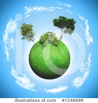 Royalty-Free (RF) Planet Clipart Illustration by KJ Pargeter - Stock Sample #1246696