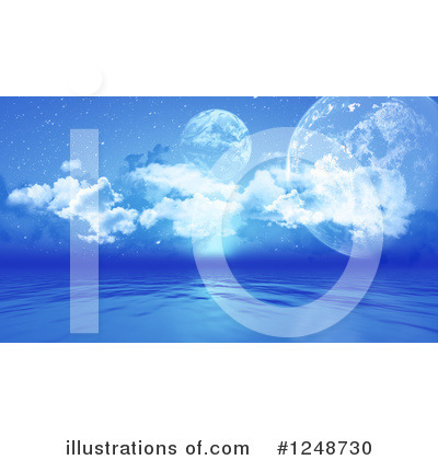 Royalty-Free (RF) Planet Clipart Illustration by KJ Pargeter - Stock Sample #1248730