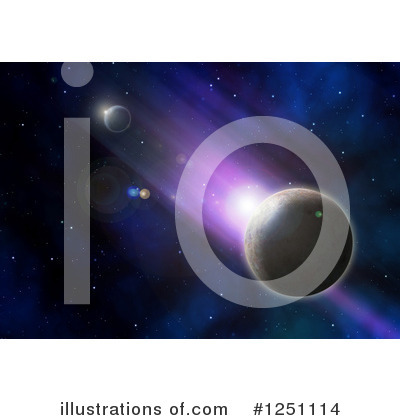 Royalty-Free (RF) Planet Clipart Illustration by KJ Pargeter - Stock Sample #1251114