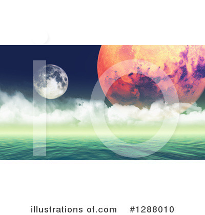 Royalty-Free (RF) Planet Clipart Illustration by KJ Pargeter - Stock Sample #1288010