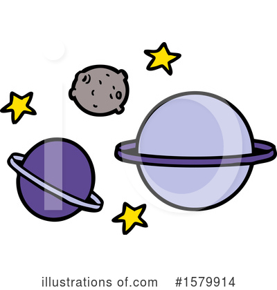 Royalty-Free (RF) Planet Clipart Illustration by lineartestpilot - Stock Sample #1579914