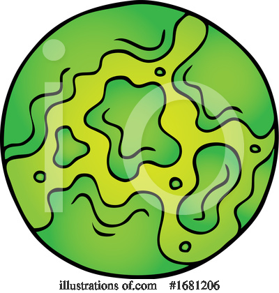 Royalty-Free (RF) Planet Clipart Illustration by visekart - Stock Sample #1681206